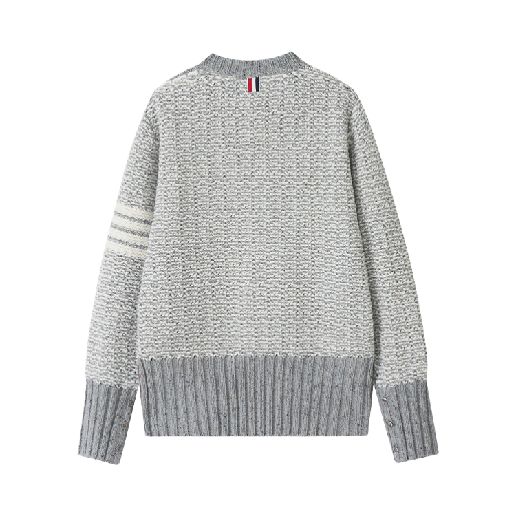 Snowflake Chunky Wool Crewneck Sweater | Thom Browne
