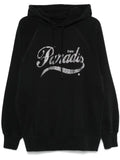 3PARADIS crystal-logo hoodie