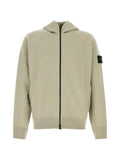 Stone Island Compass-patch zip-fastening hoodie