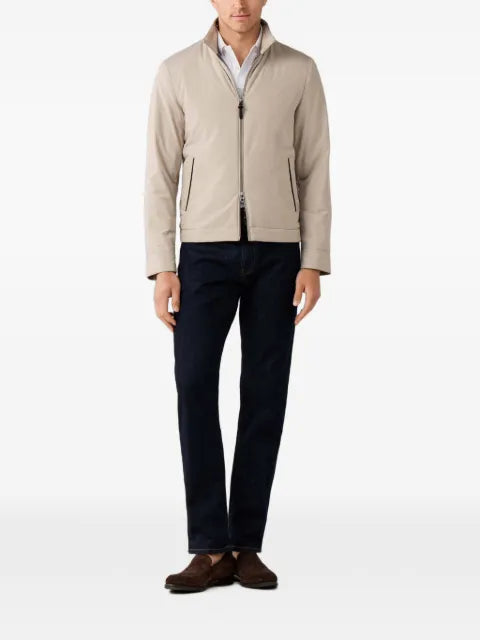 Hackett London water-resistant zip-up jacket
