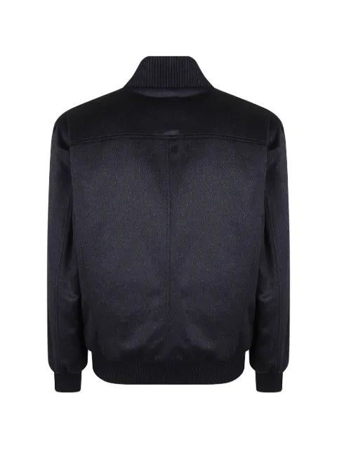 Barba button-up bomber jacket