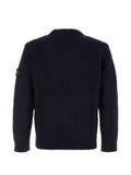 Stone Island Compass-patch waffle-knit sweater