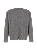 Second/Layer Friends distressed honeycomb-knit sweater