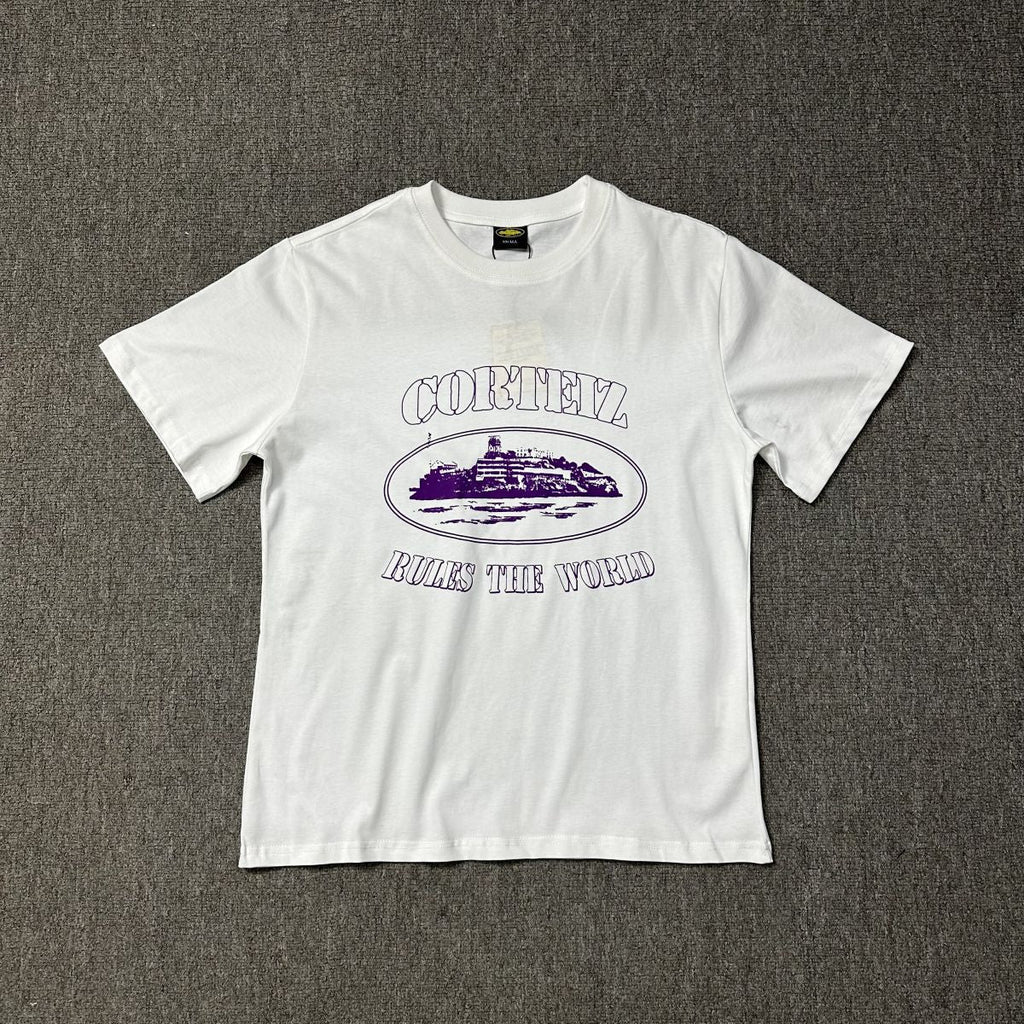 Corteiz Island Letter Graphic Oversized Tee Streetwear Unisex