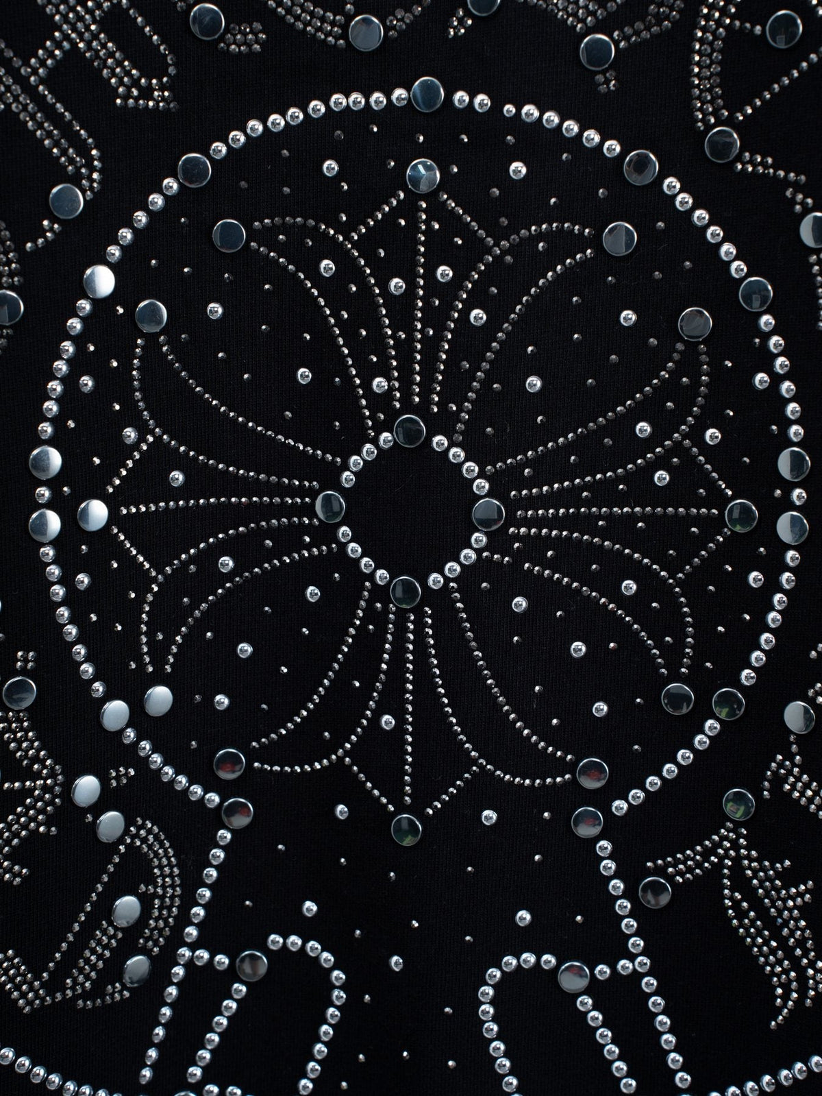 Chrome Hearts Rhinestone-Style Graphic T-Shirt